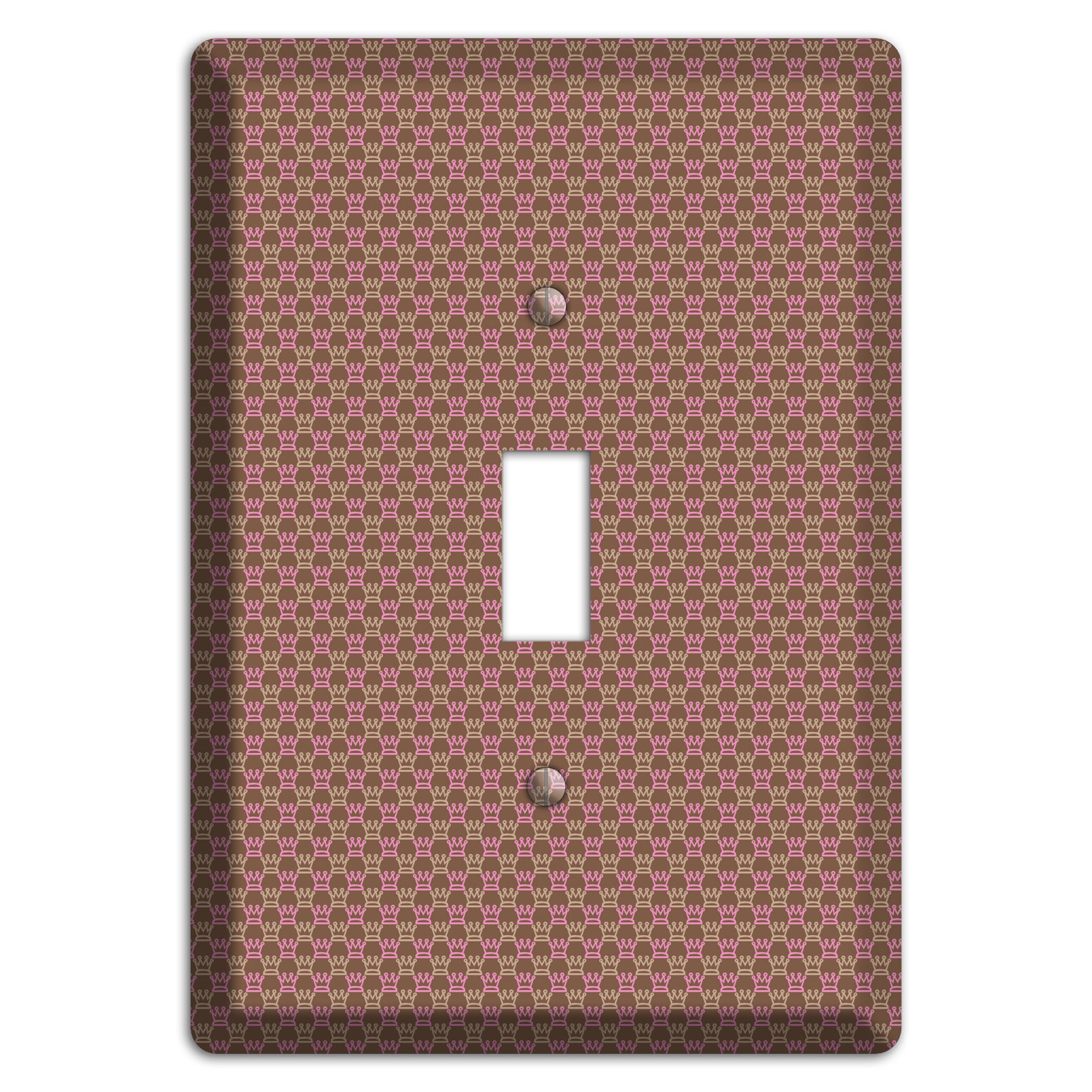 Brown Foulard Cover Plates