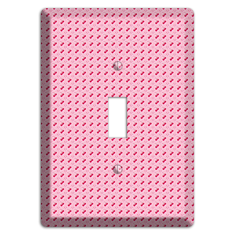 Pink with Cherries Cover Plates