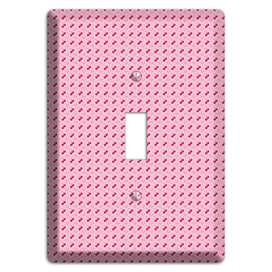 Pink with Cherries Cover Plates