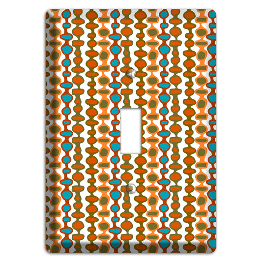 Multi Umber and Dusty Blue Bead and Reel Cover Plates