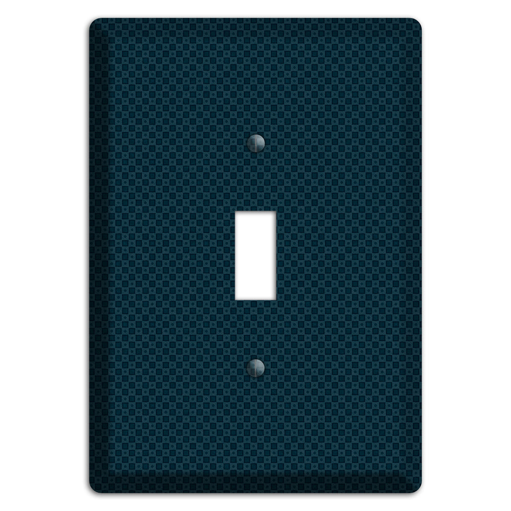 Navy Dots and Check Cover Plates