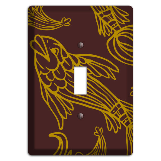 Brown and Beige Koi Cover Plates