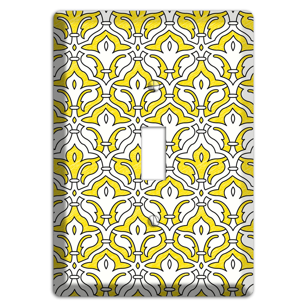 Yellow Scallop Tapestry Cover Plates