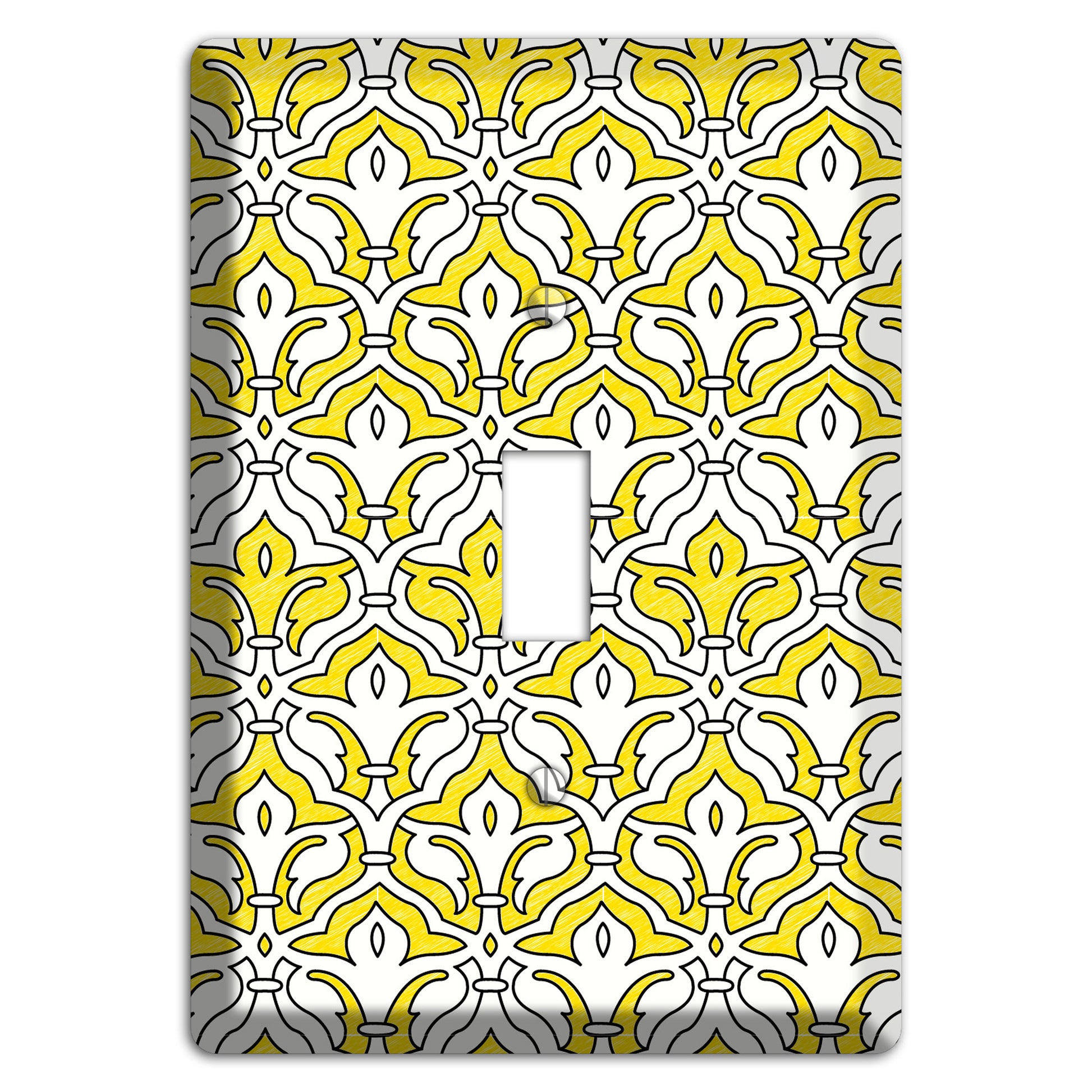 Yellow Scallop Tapestry Cover Plates