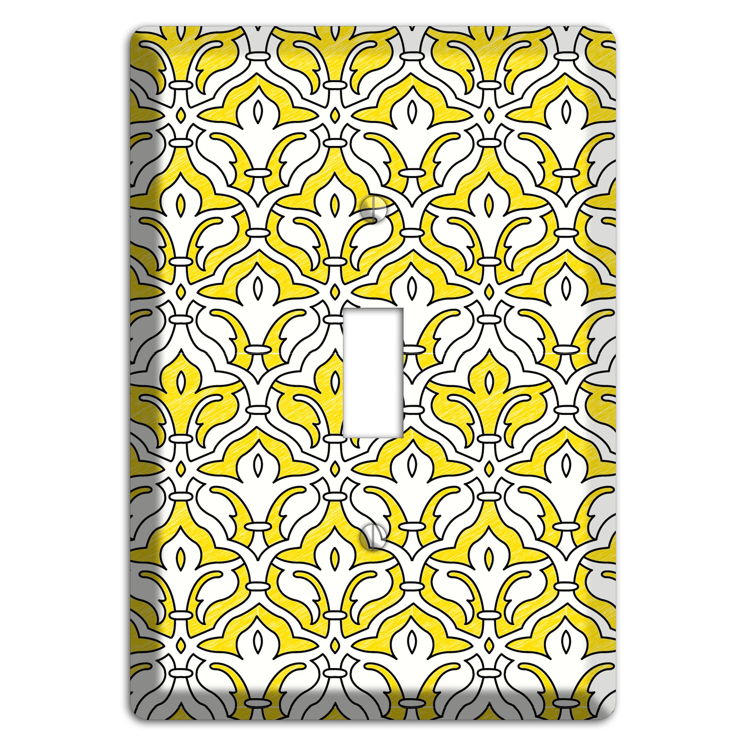 Yellow Scallop Tapestry Cover Plates