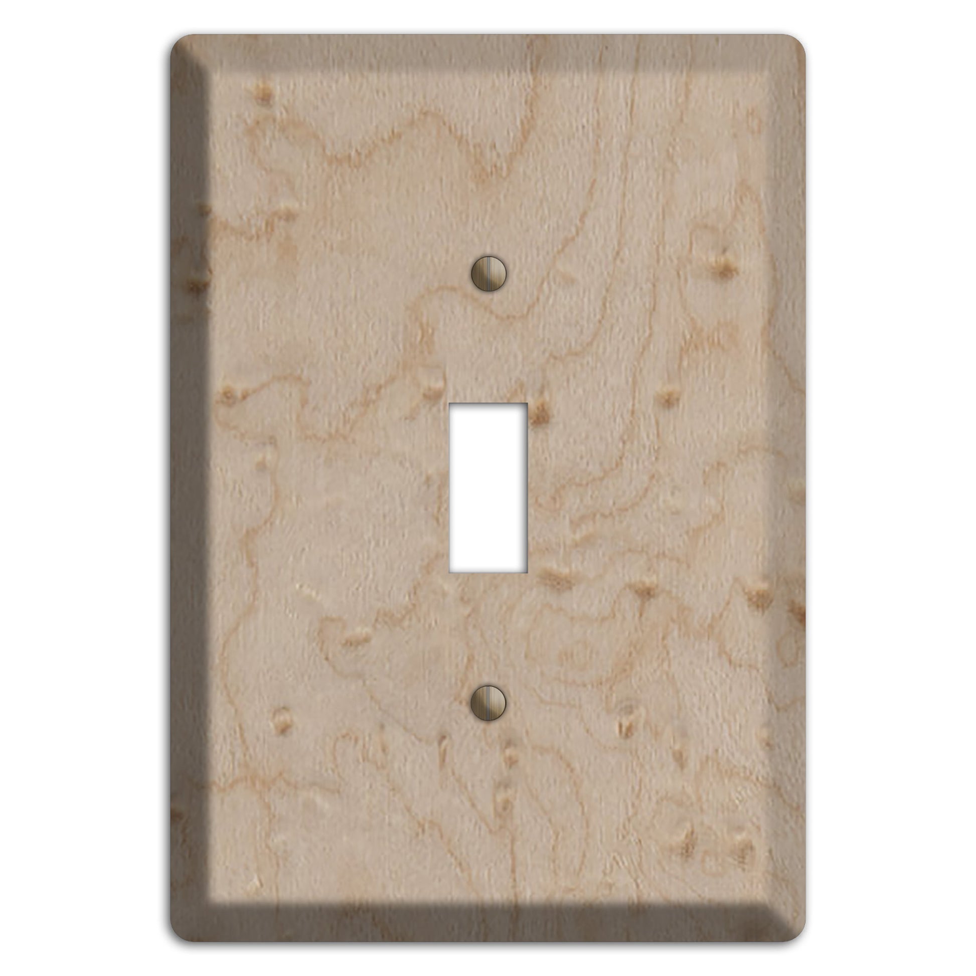 Birdseye Maple Wood Cover Plates