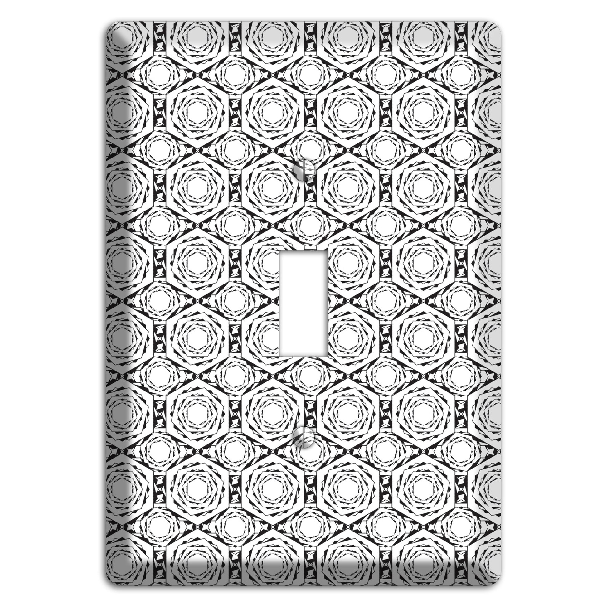 Overlay Hexagon Rotation Repeat Cover Plates