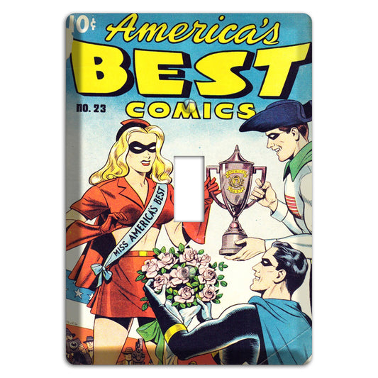 Miss Americas Vintage Comics Cover Plates