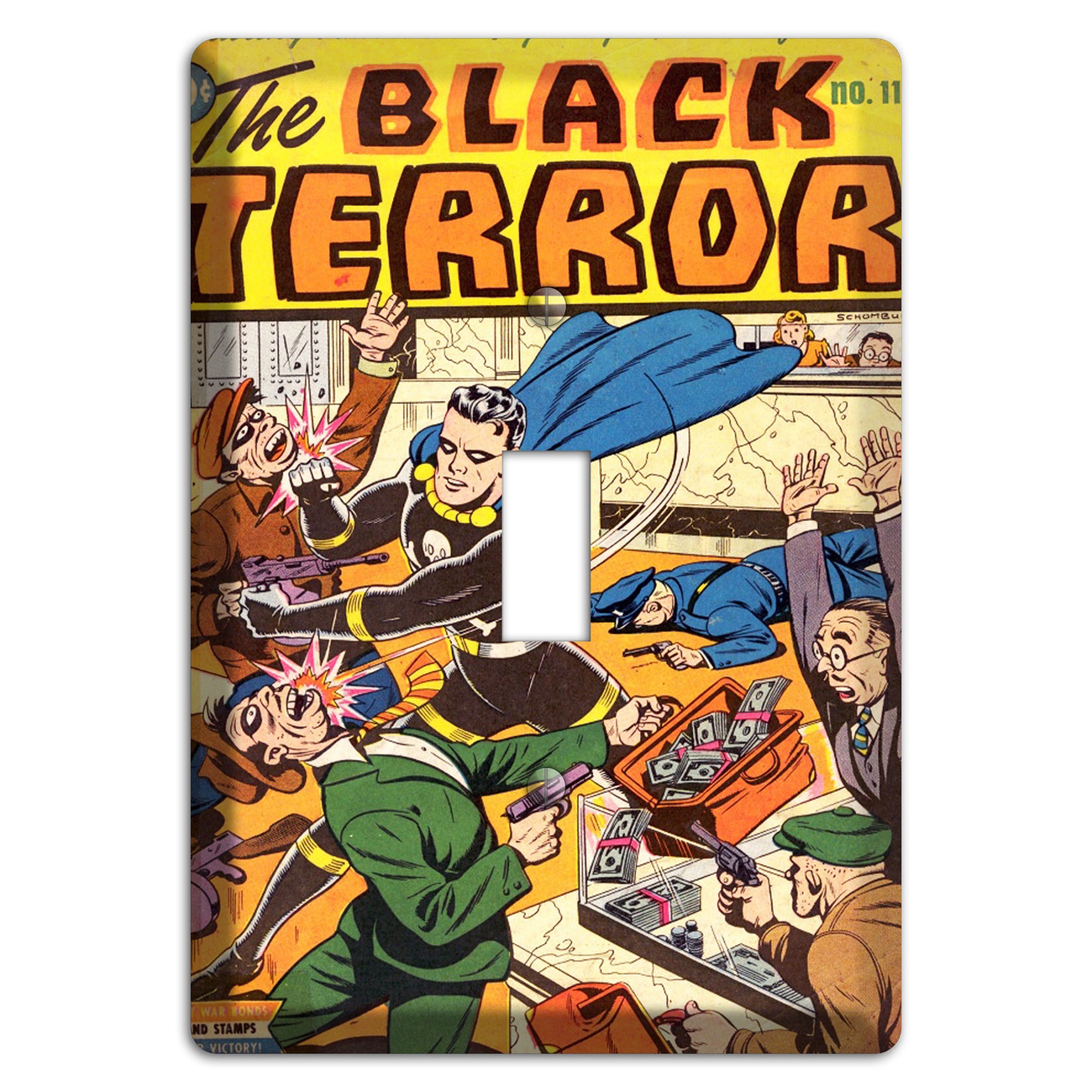 Pow!! Vintage Comics Cover Plates