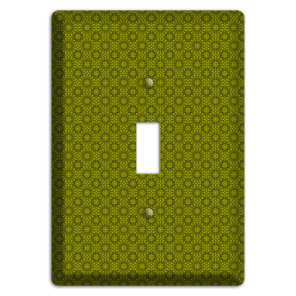 Multi Green Foulard Cover Plates
