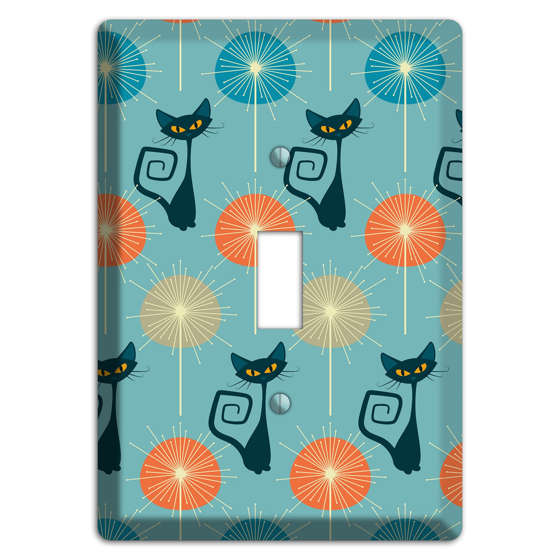 Atomic Burst Kitties Cover Plates