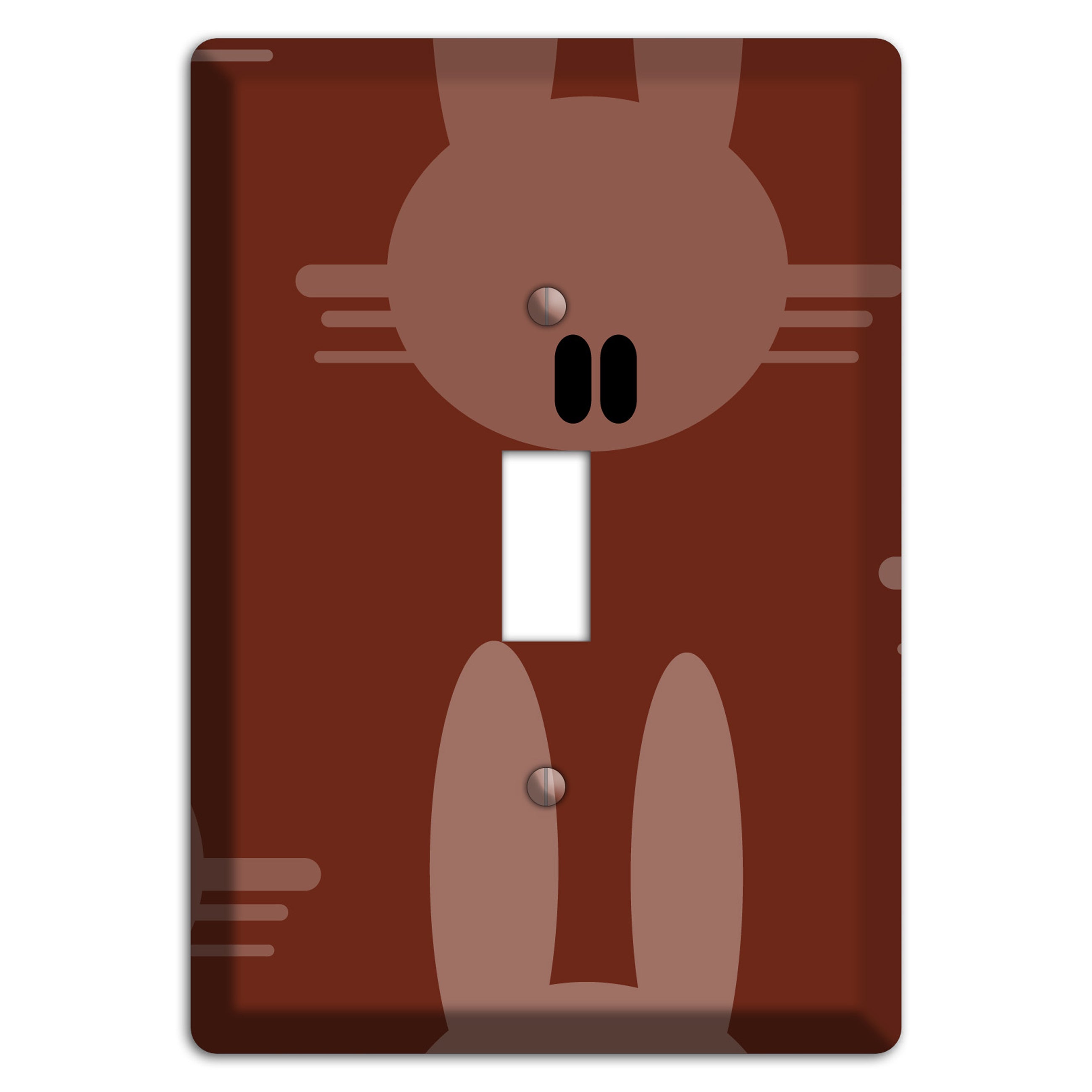 Maroon Bunny Cover Plates