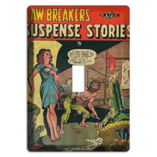 Susoense Stories Vintage Comics Cover Plates