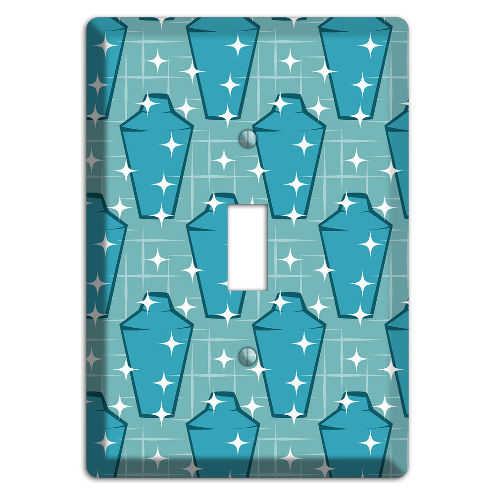 Blue and Teal Shaker Cover Plates