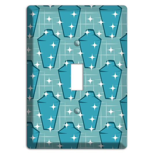 Blue and Teal Shaker Cover Plates