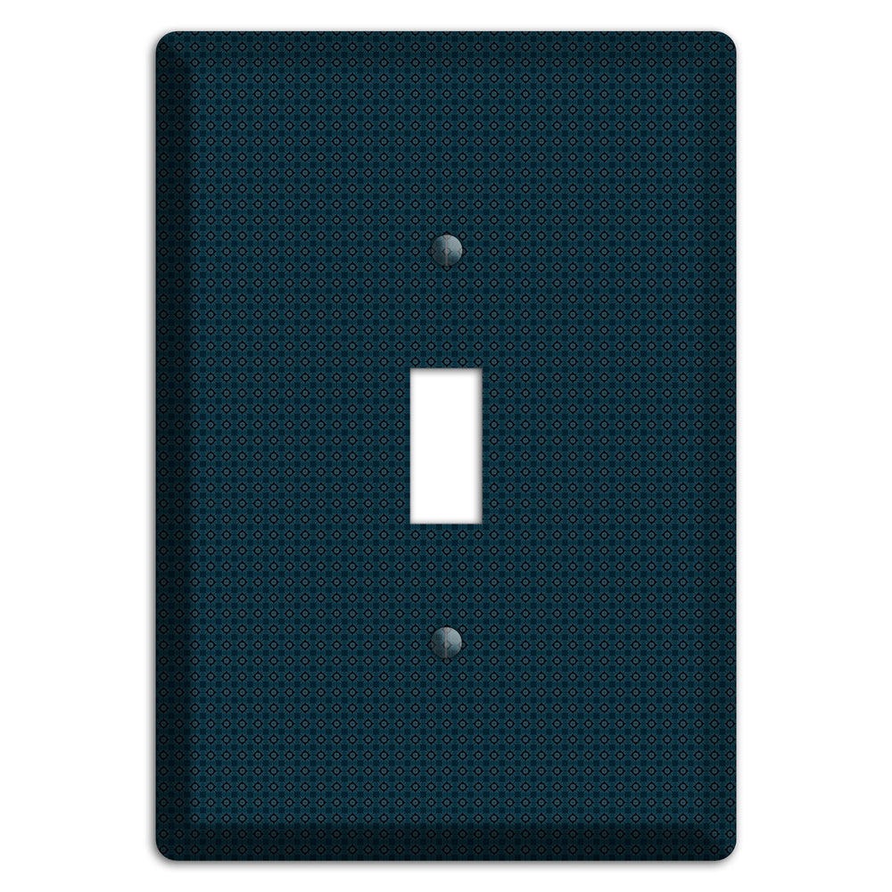 Navy Foulard Cover Plates