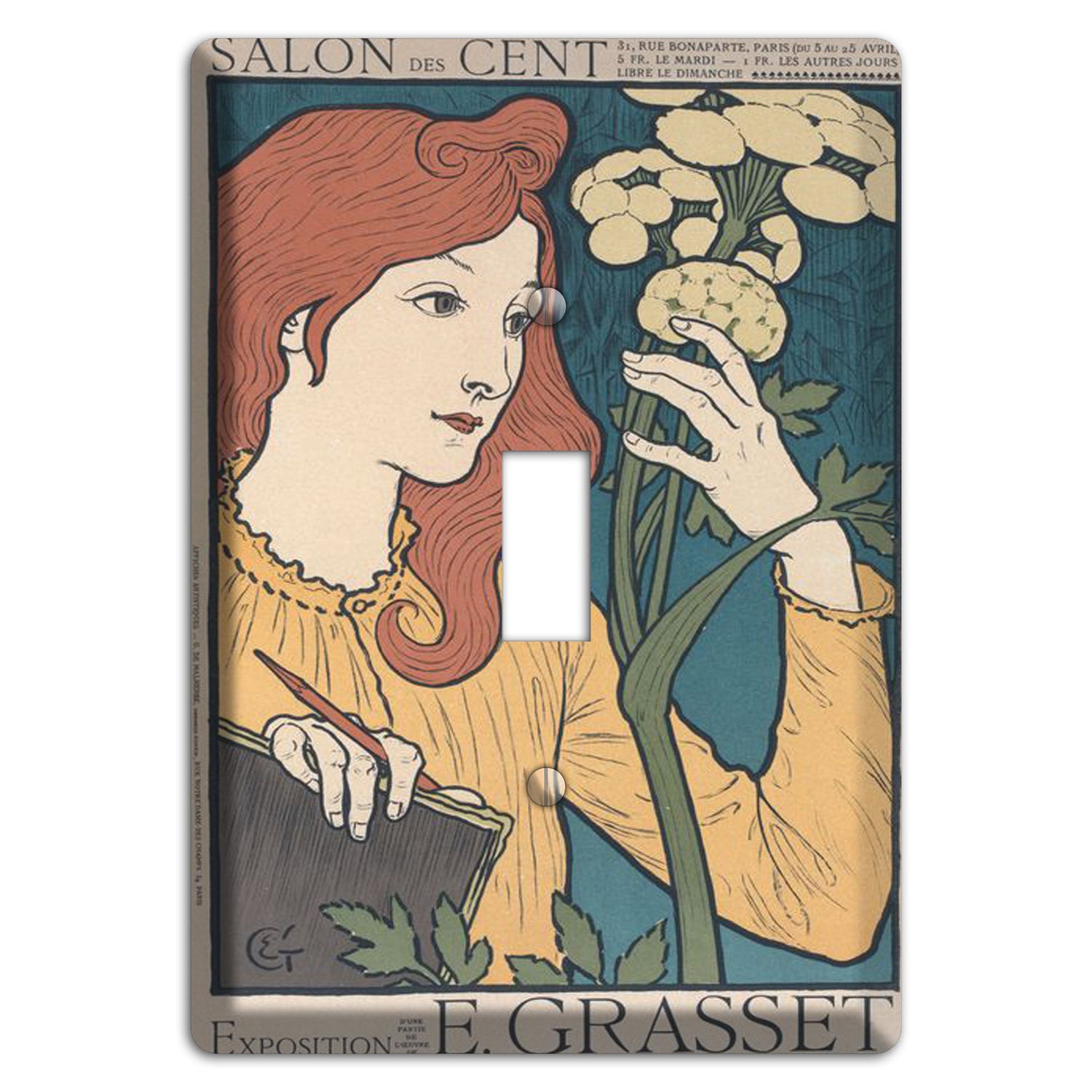 Salon des Cent Vintage Poster Cover Plates