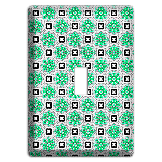 Green Foulard 6 Cover Plates