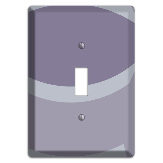 Grey and Lavender Abstract Cover Plates