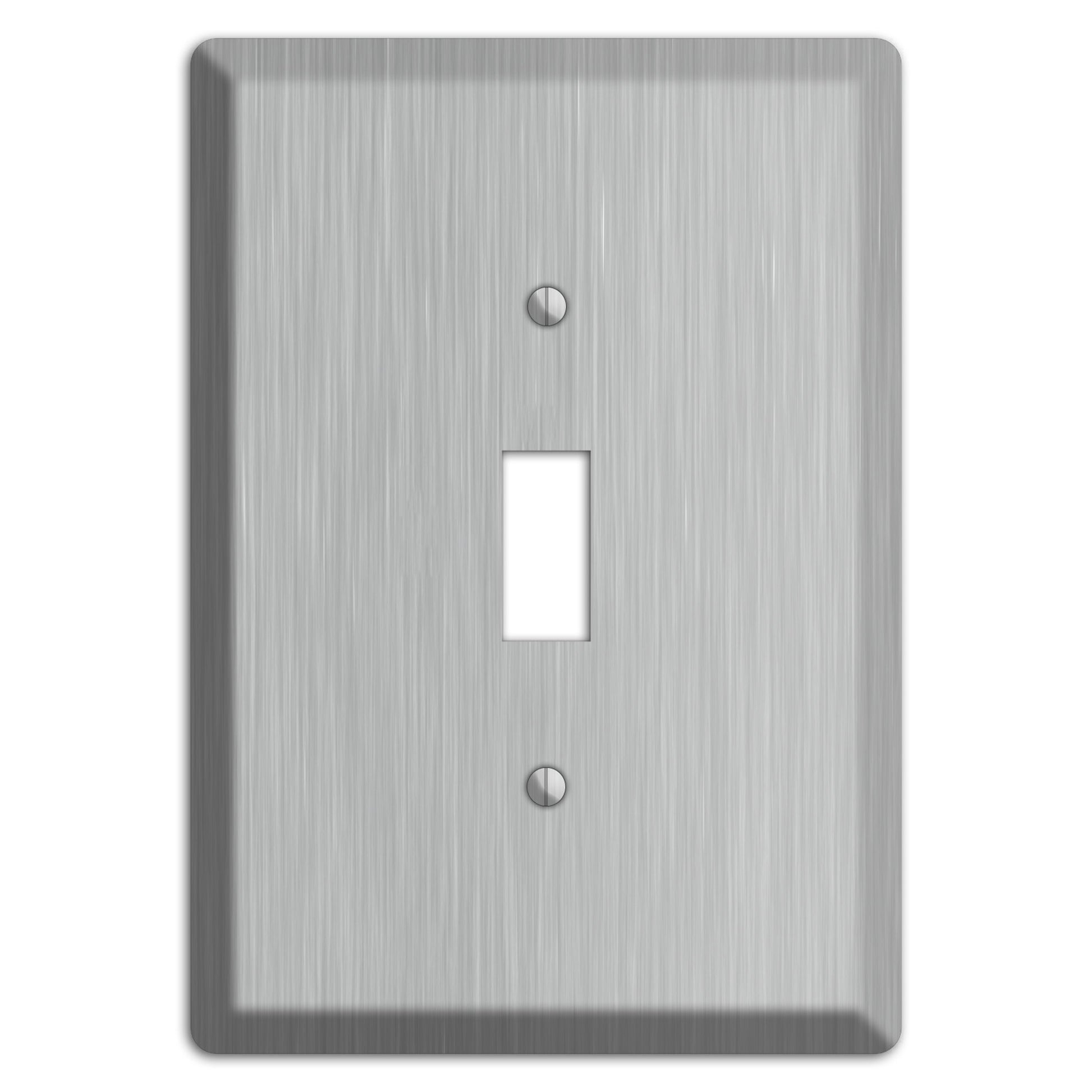 Brushed Stainless Steel Cover Plates