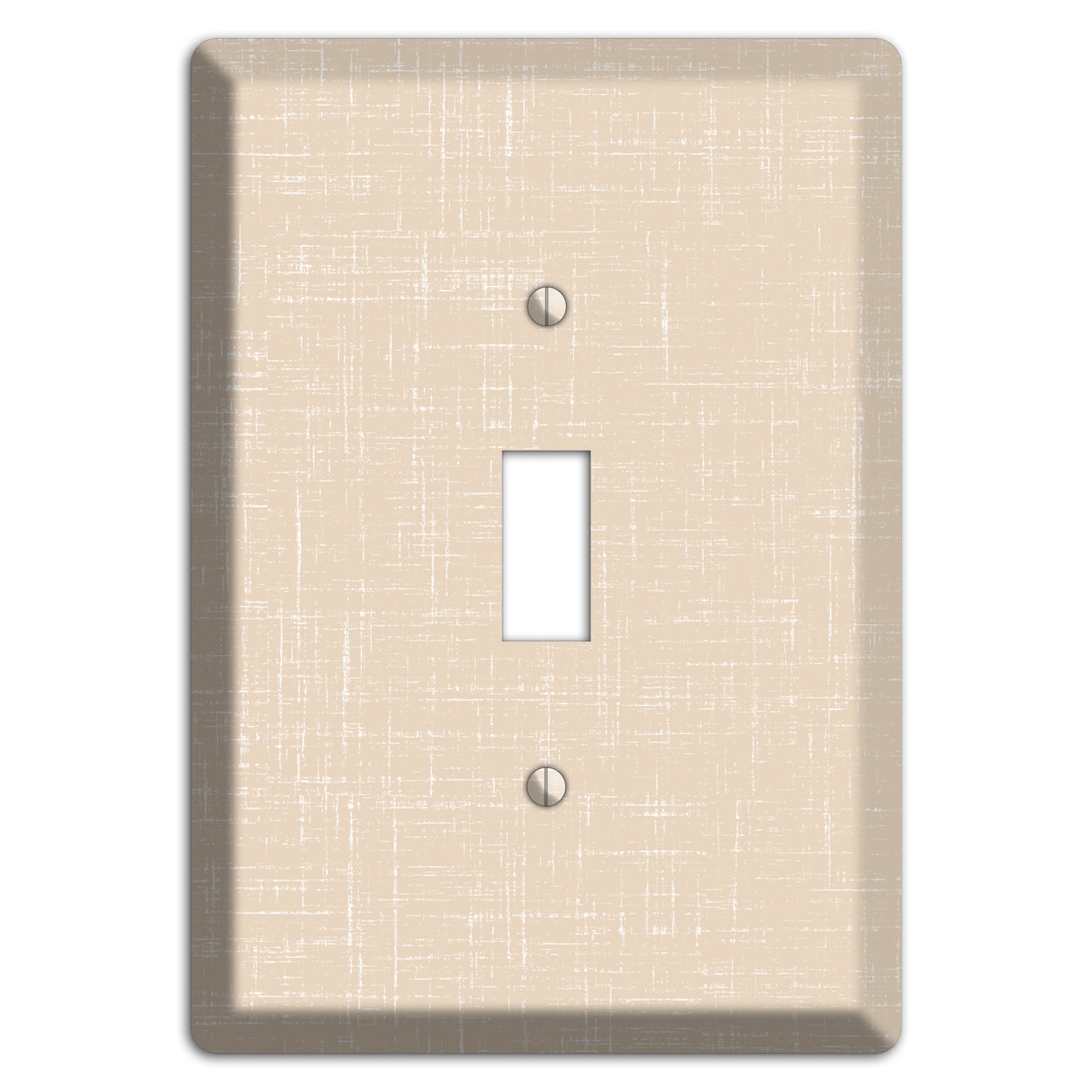 Double Spanish White Neutral Texture Cover Plates