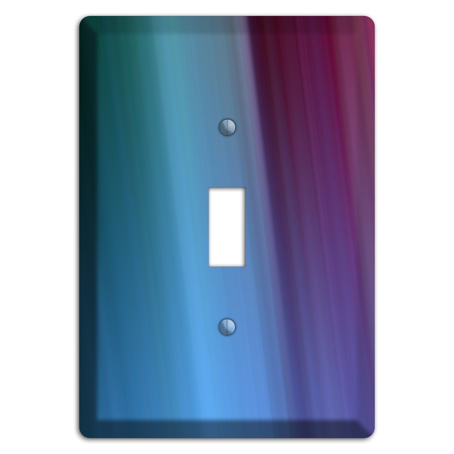 Blue and Purple Ray of Light Cover Plates