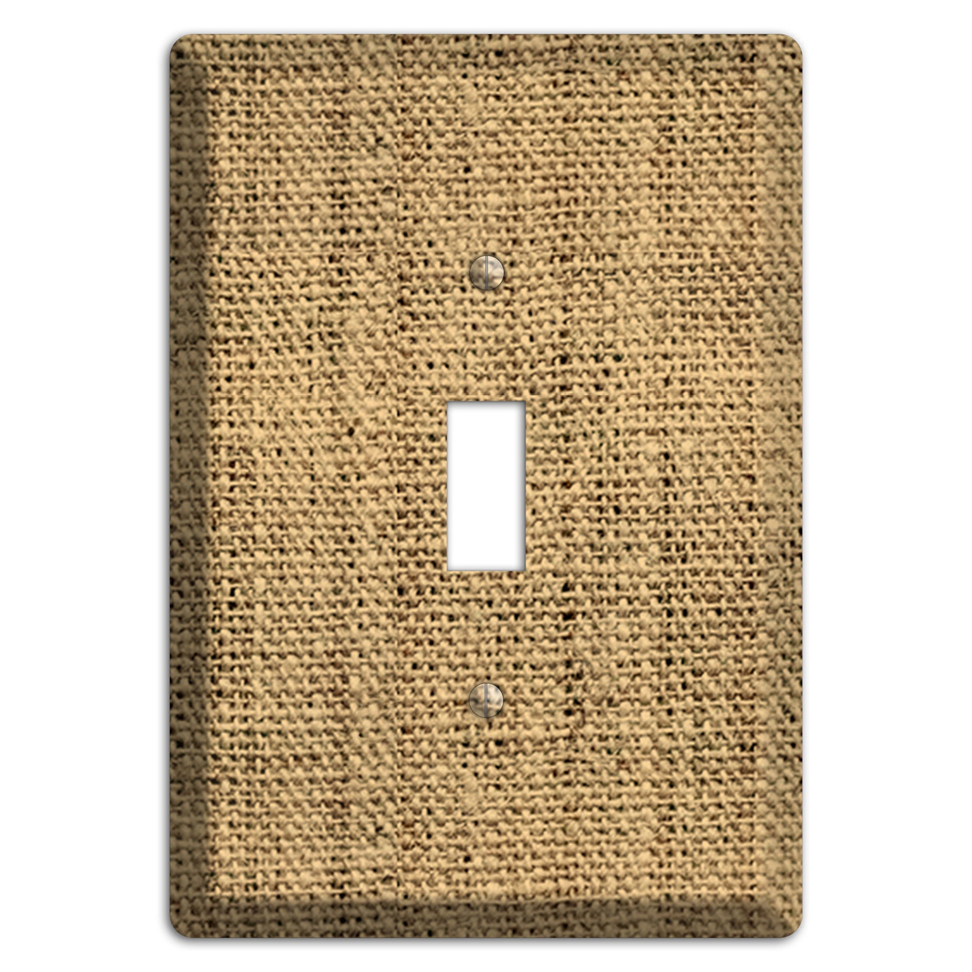 Teak Burlap Cover Plates