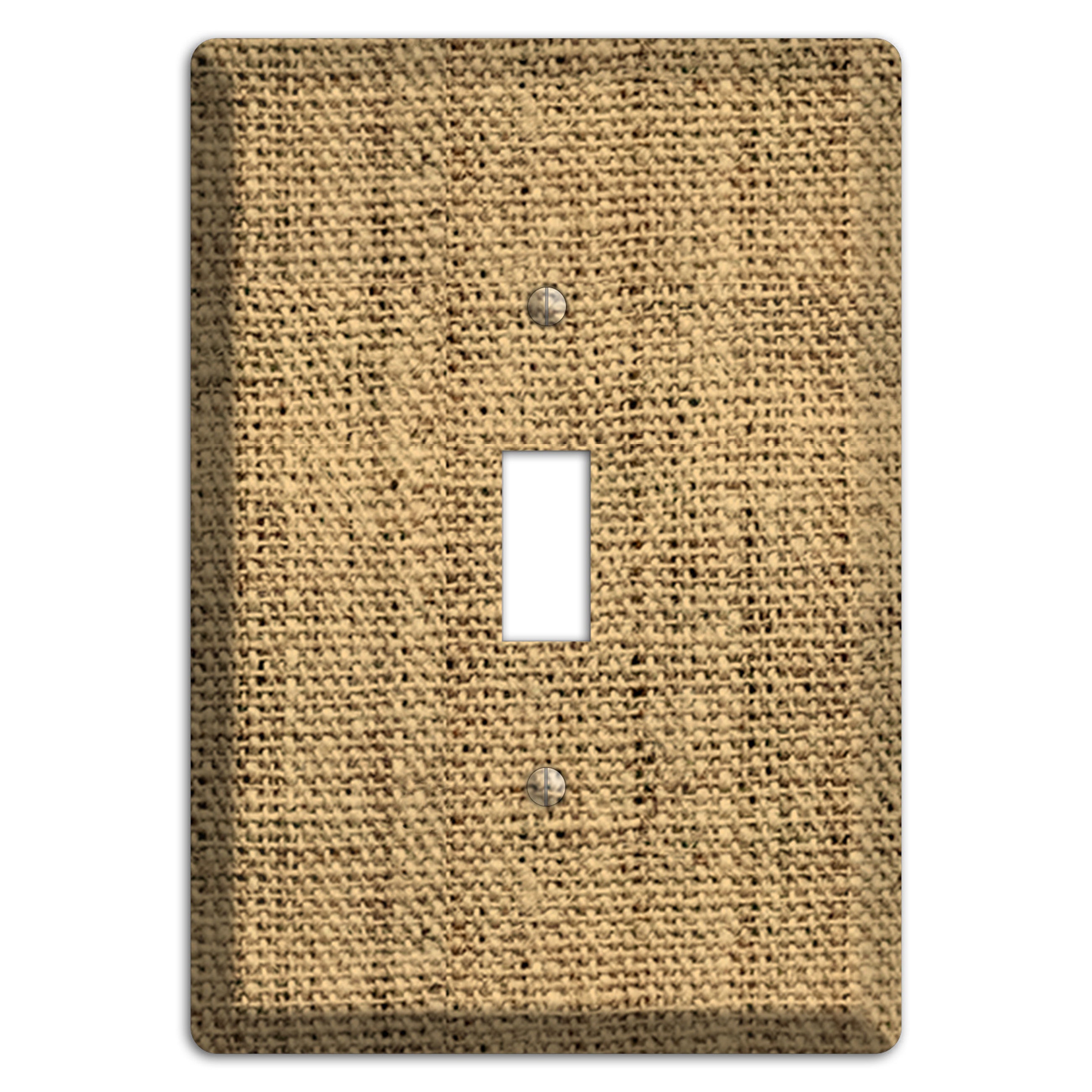 Teak Burlap Cover Plates