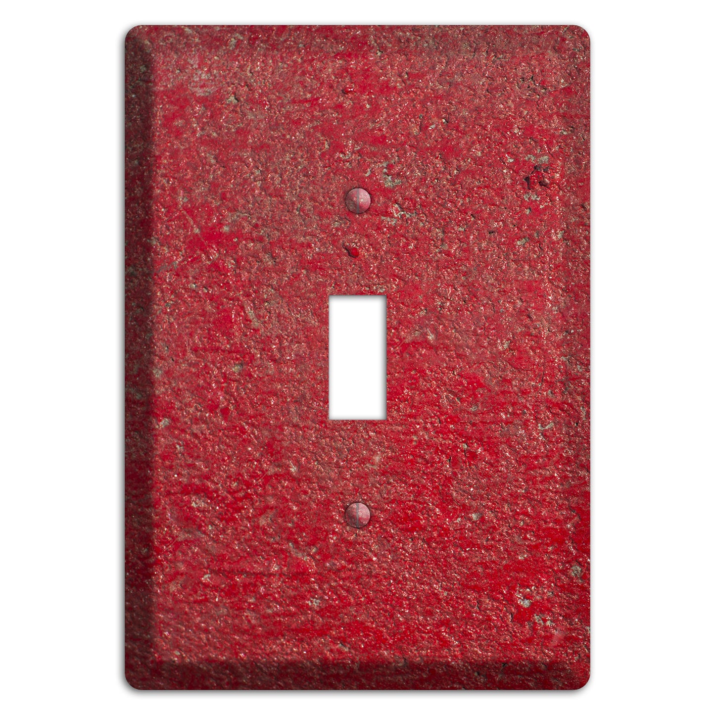 Red Concrete Cover Plates