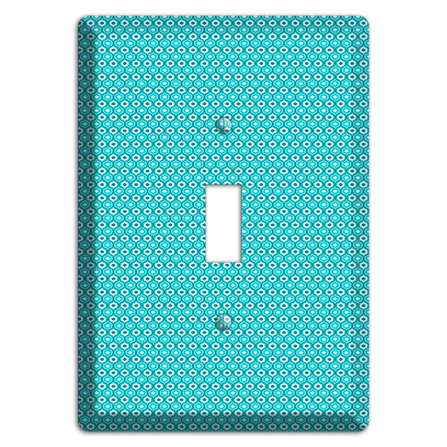 Turquoise Tiny Double Scallop Cover Plates