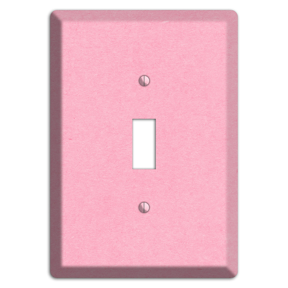 Lavender Pink Kraft Cover Plates