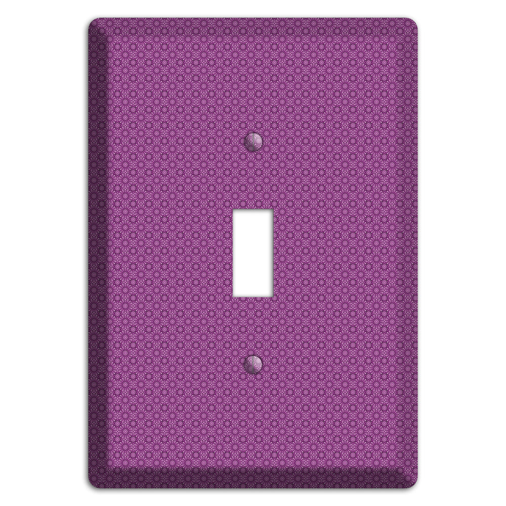 Multi Purple Foulard Cover Plates
