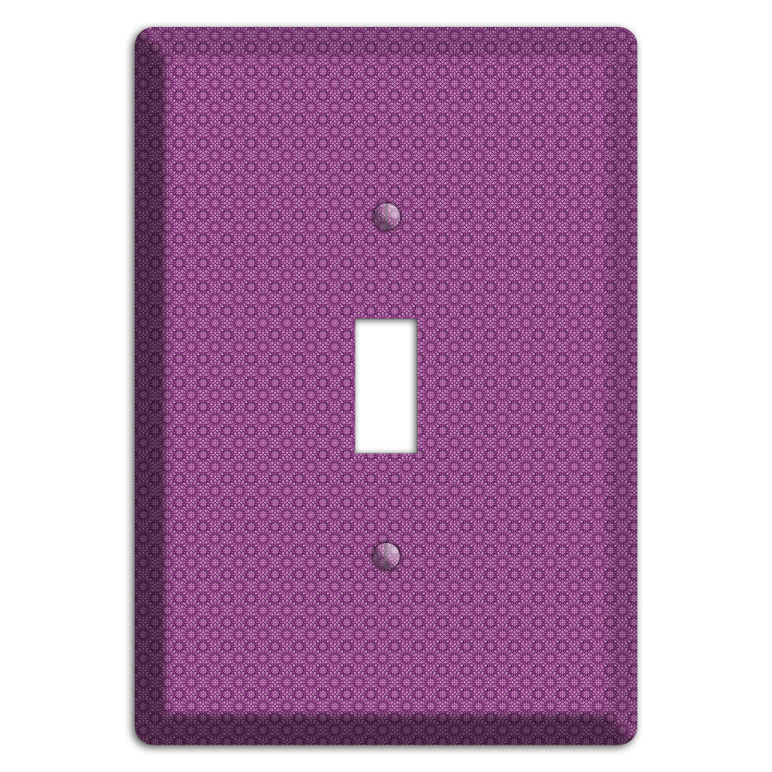 Multi Purple Foulard Cover Plates