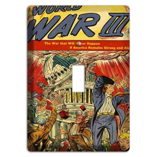 World War III Vintage Comics Cover Plates
