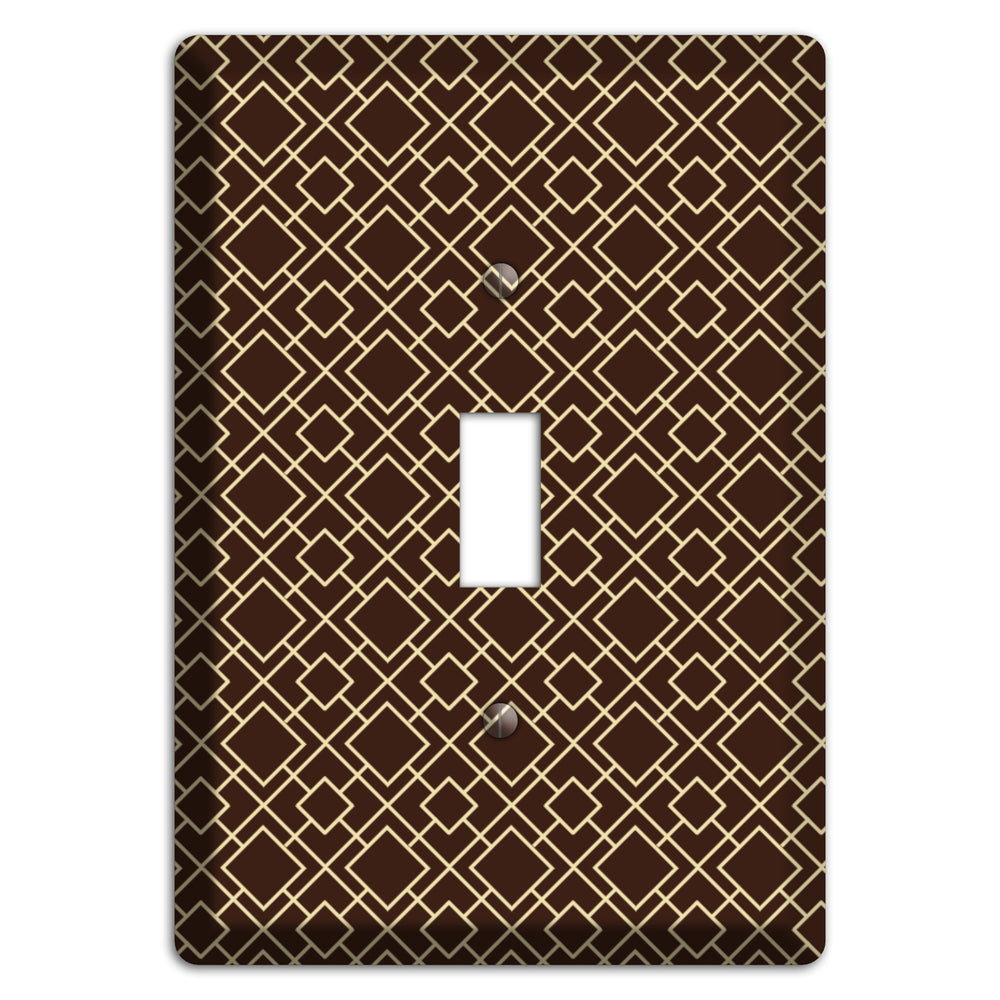 Asian Square Pattern Cover Plates