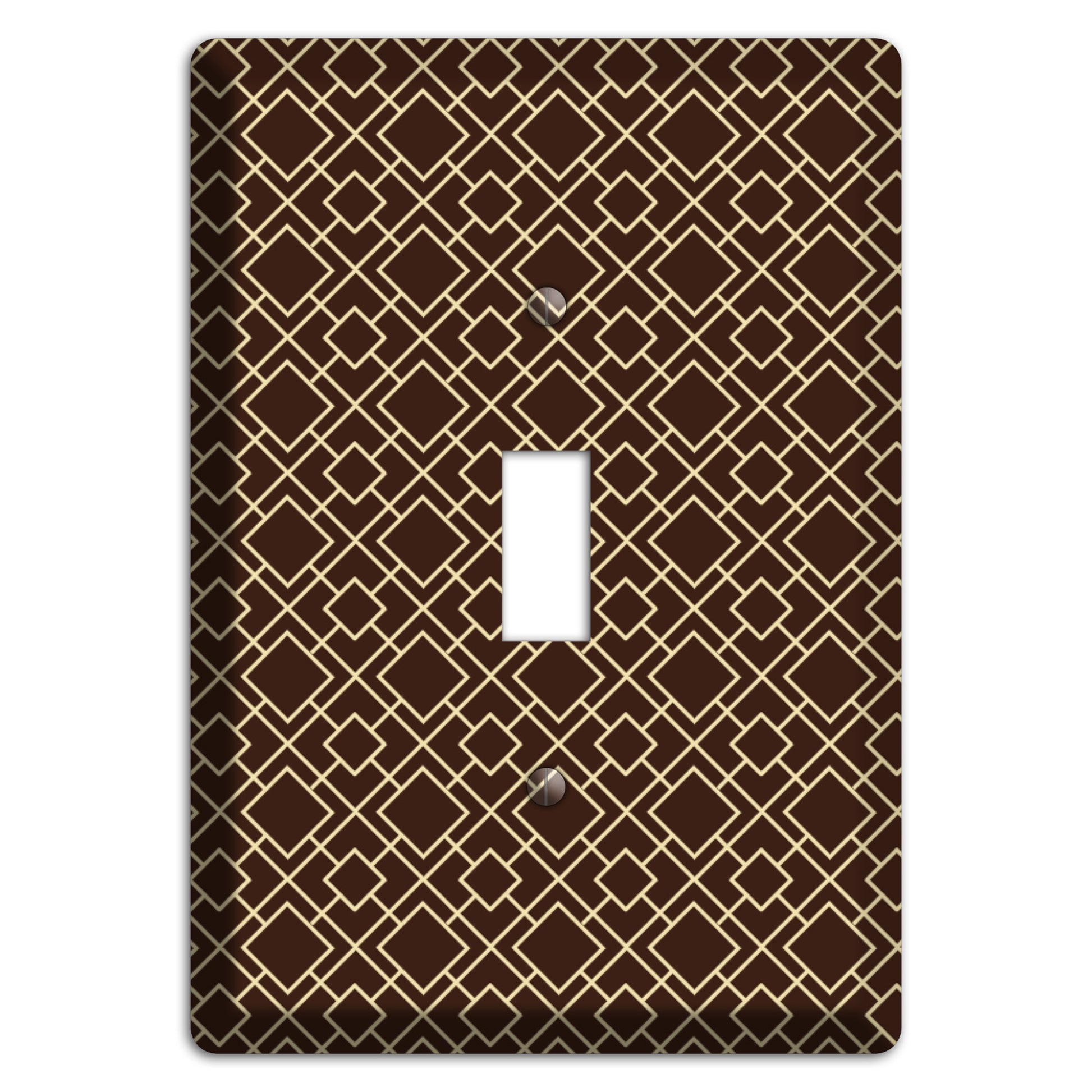 Asian Square Pattern Cover Plates