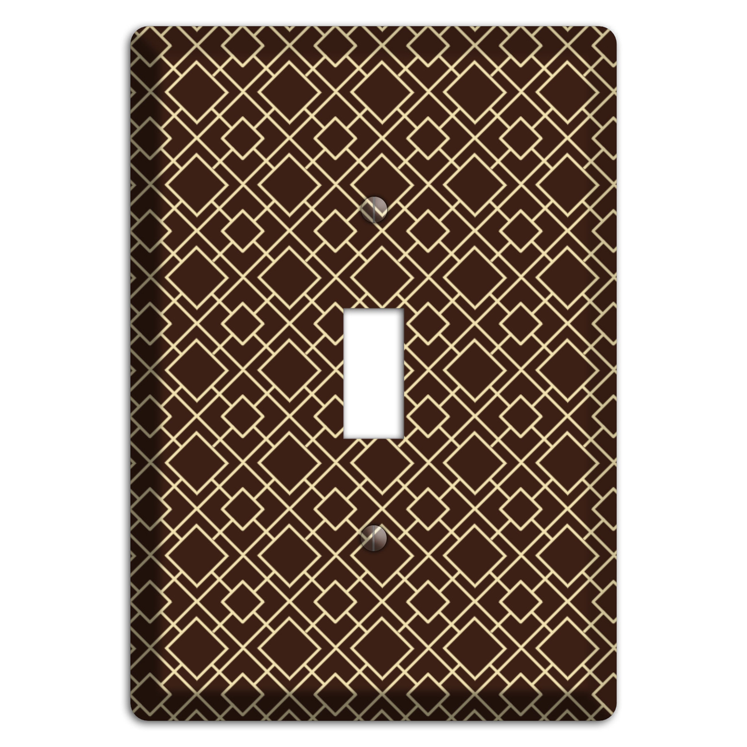 Asian Square Pattern Cover Plates