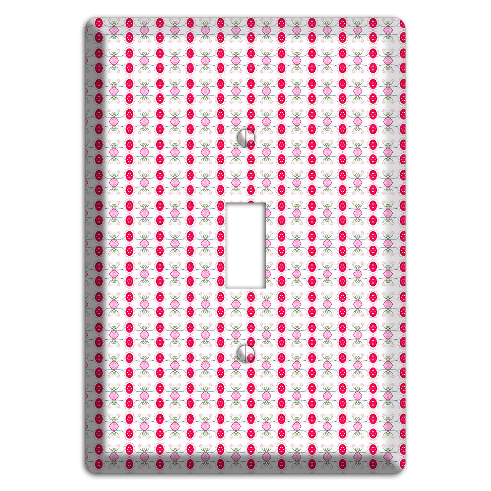 Multi Pink Cartouche Cover Plates