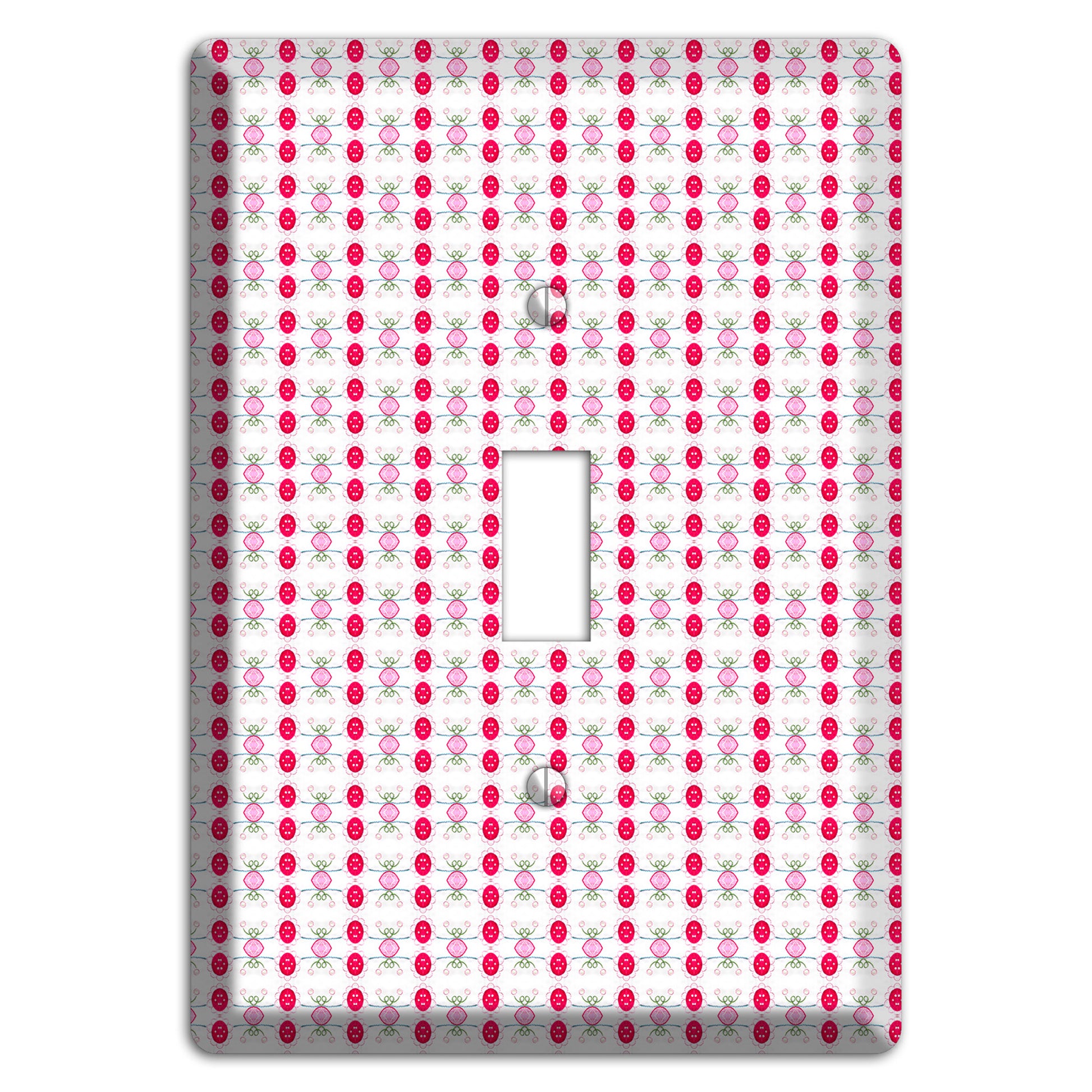 Multi Pink Cartouche Cover Plates