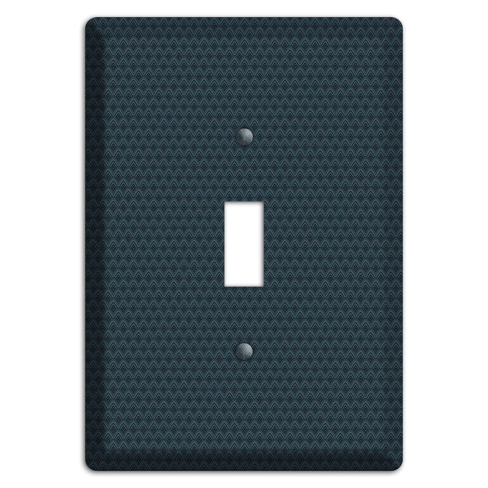 Navy Tiny Scallop Cover Plates