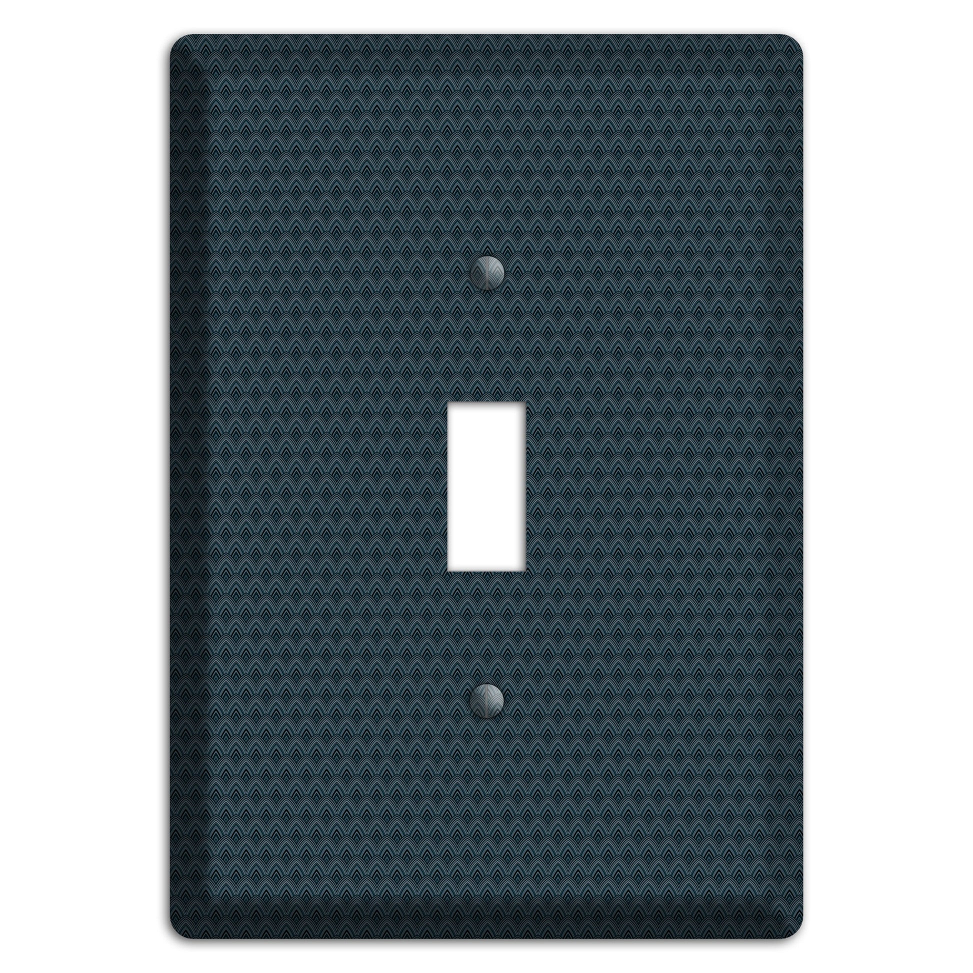 Navy Tiny Scallop Cover Plates