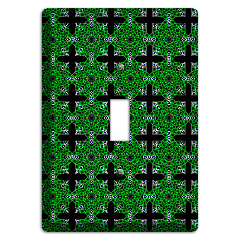 Green Foulard 3 Cover Plates