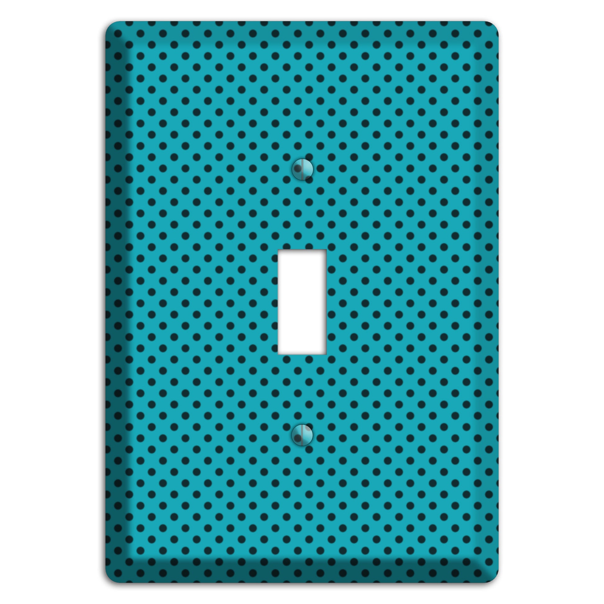 Turquoise with Polka Dots Cover Plates
