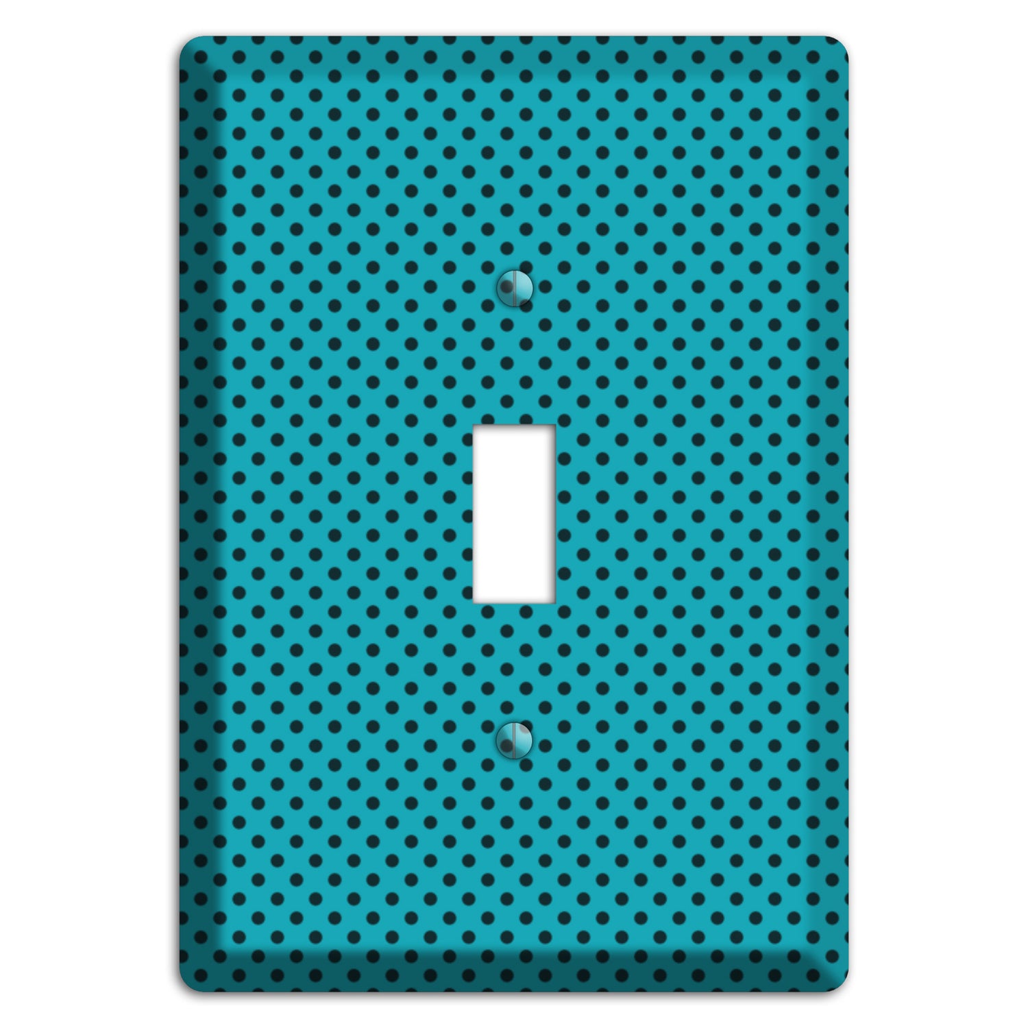Turquoise with Polka Dots Cover Plates