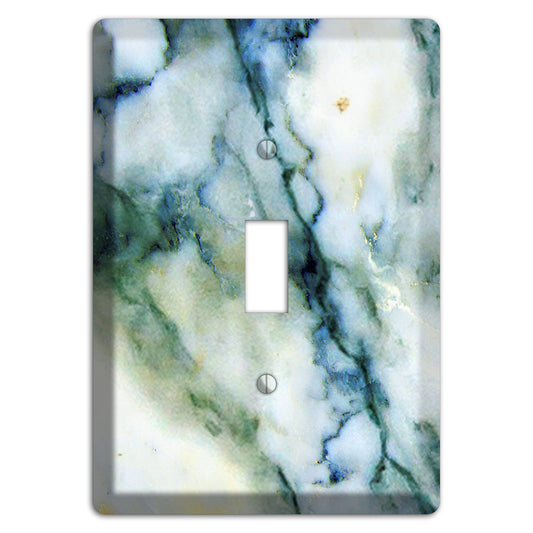White, Green and Blue Marble Cover Plates