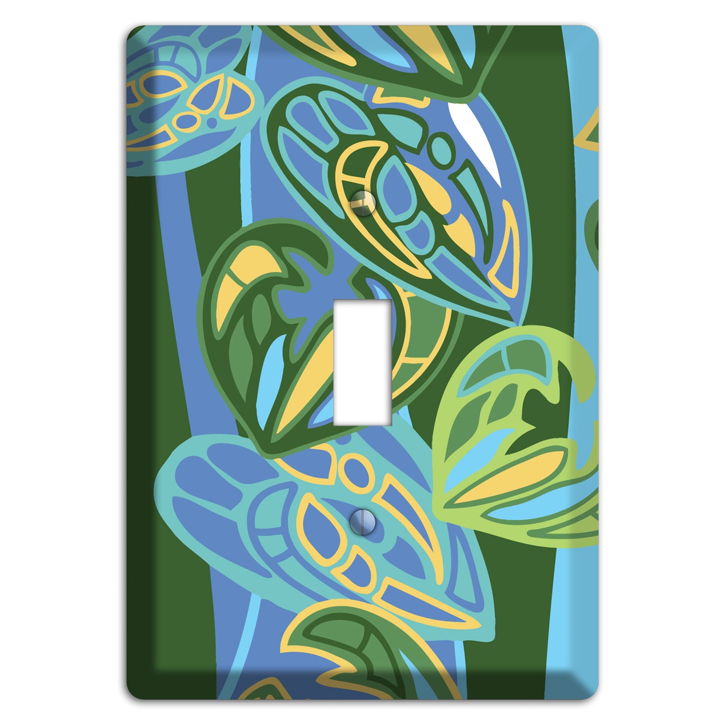 Pacific Blue and Green Cover Plates