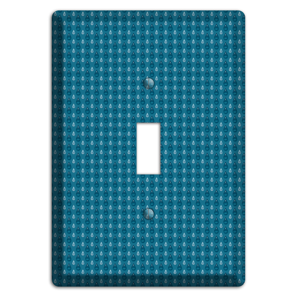 Blue Drops Cover Plates