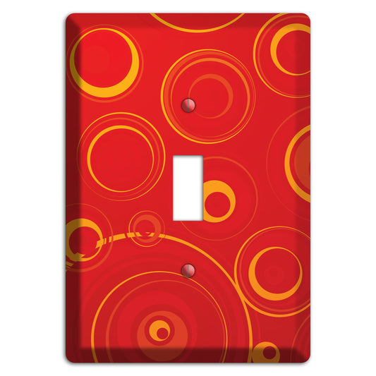 Red Circles Cover Plates