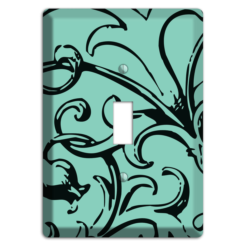 Victorian Aqua Cover Plates