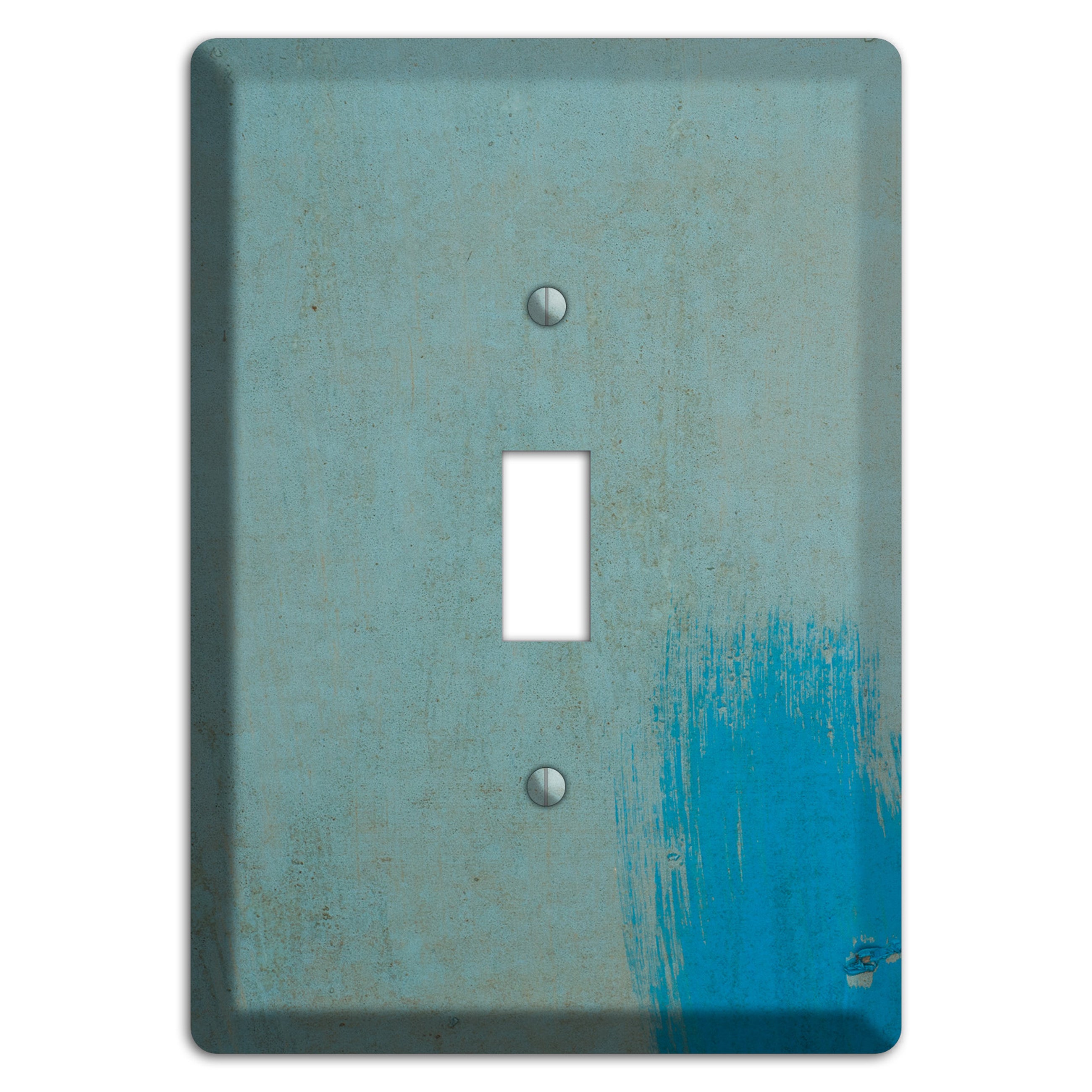 Blue Concrete Cover Plates